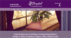 Desktop Screenshot of chrystalfunerals.co.uk